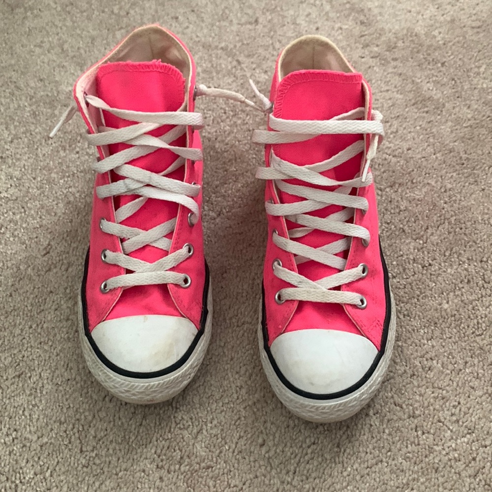 Bright Pink Converse